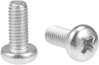 M5x12mm Machine Screws Pan Phillips Cross Head Screw 304 Stainless Steel Fasteners Bolts 30Pcs