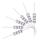 30Pcs 100 Ohm Resistor, 2W 5% Tolerance Metal Oxide Film Resistors, Axial Lead, Flame Proof for DIY Electronic Projects and Experiments