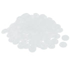 6mm Phillips 17mm Head Dia Screw Plastic Cap Cover Translucent 100PCS