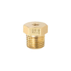 Brass Pipe Hose Fitting G1/4 Male to 3/16 Female Thread Tube Adapter Nozzle for Liquid Oil Gas
