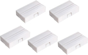 5pcs MC-51 Surface Mount Wired NC Door Contact Sensor Alarm Magnetic Reed Switch White