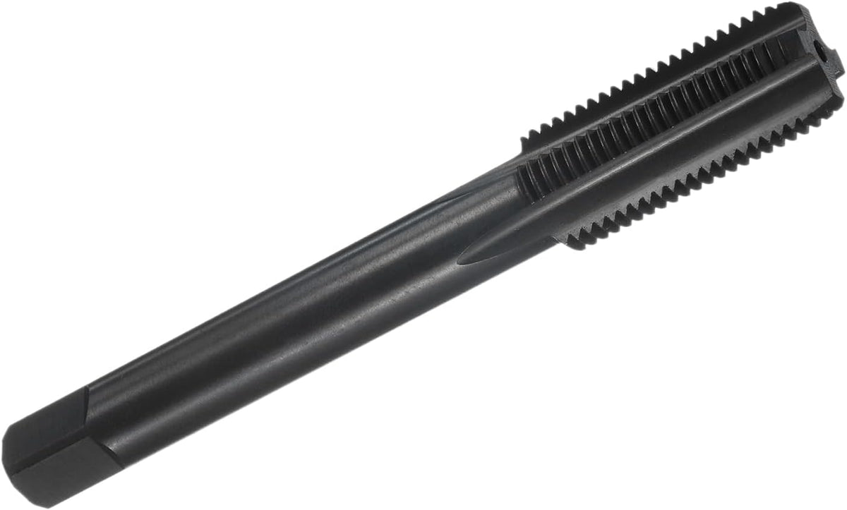 Straight Flute Thread Tap, M12 x 1.25 Metric Nitride Coated Screw Threading Tapping Tool Thread Milling Machine Taps, 6542 High Speed Steel (HSS)