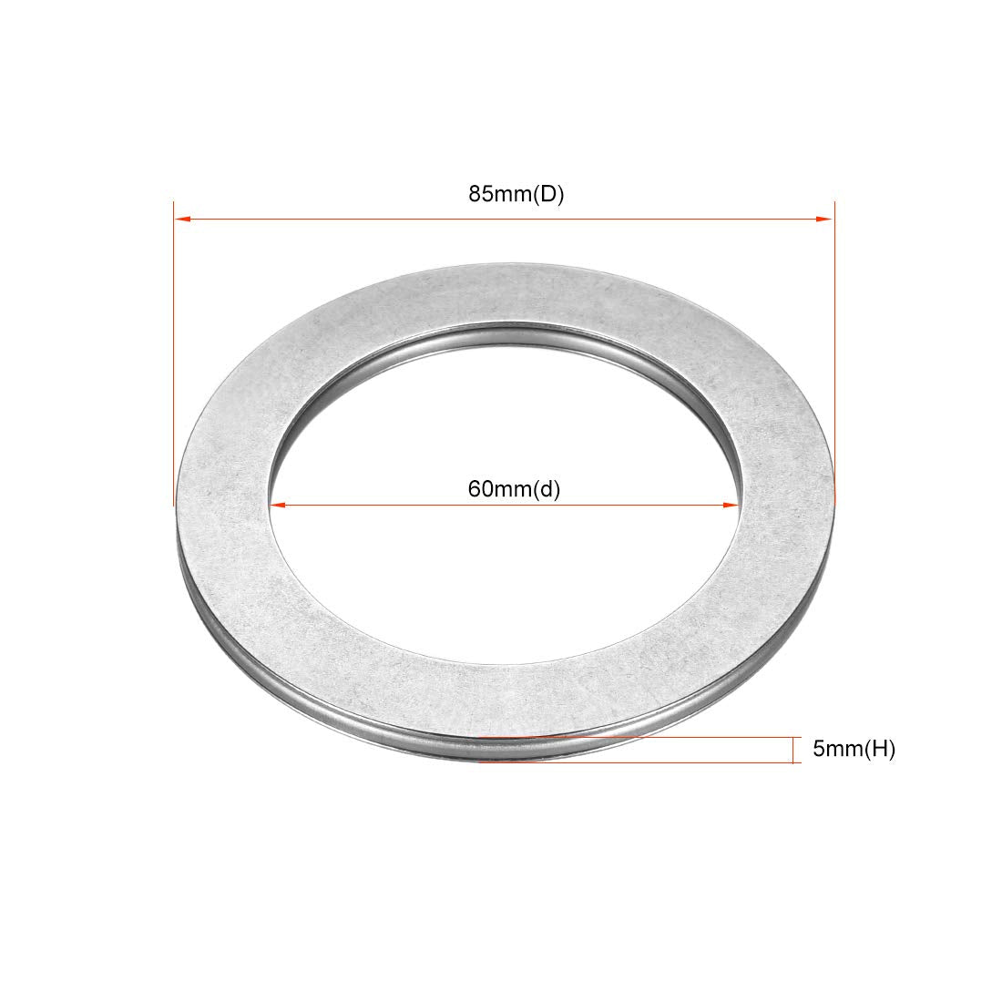 AXK75100 Nåleleddfjæring med 2 skiver, 75mm indre diameter, 100mm OD 4mm bredde kromstål