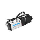 DC 24V 5 Way 2 Position 1/8"PT,Pneumatic Air Control Solenoid Valve,Internally Single Piloted Acting Type,4V110-06