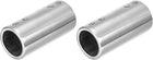 2Pcs Straight Pipe Fitting Connector, 316 Stainless Steel 2-Way Hand Rail Tube Connector 70mm Length, for 1"(25mm) OD Handrail Railing