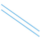 Acrylic Round Rod,1/4 Inch Diameter 10 Inch Length,Straight Light Blue Line,Solid Plastic PMMA Bar Stick 2pcs