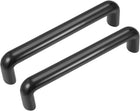 Manele de 240 mm, centrale cu gaură neagre, pentru mașinărie industrială, 2 pachete