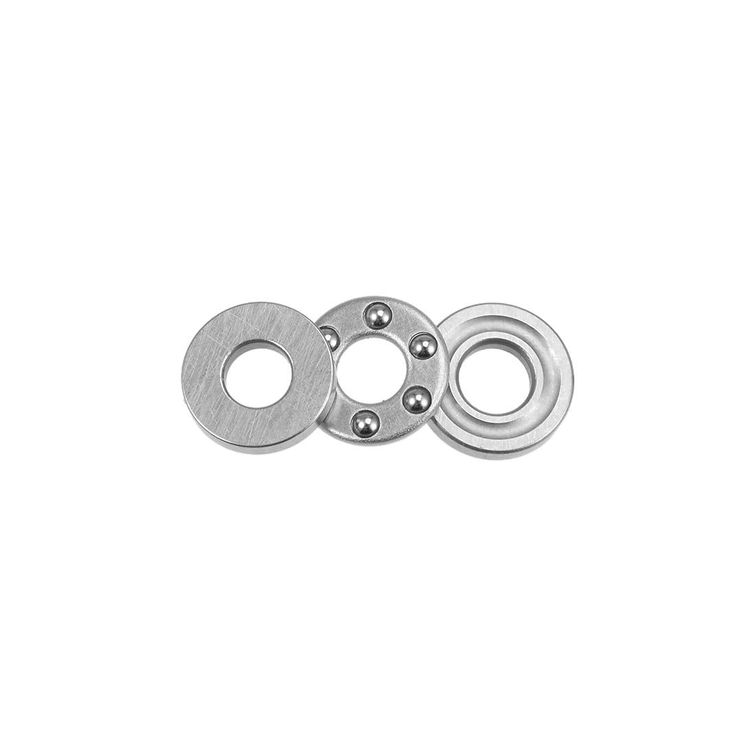 F2.5-6M Miniature Thrust Ball Bearings 2.5x6x3mm Chrome Steel