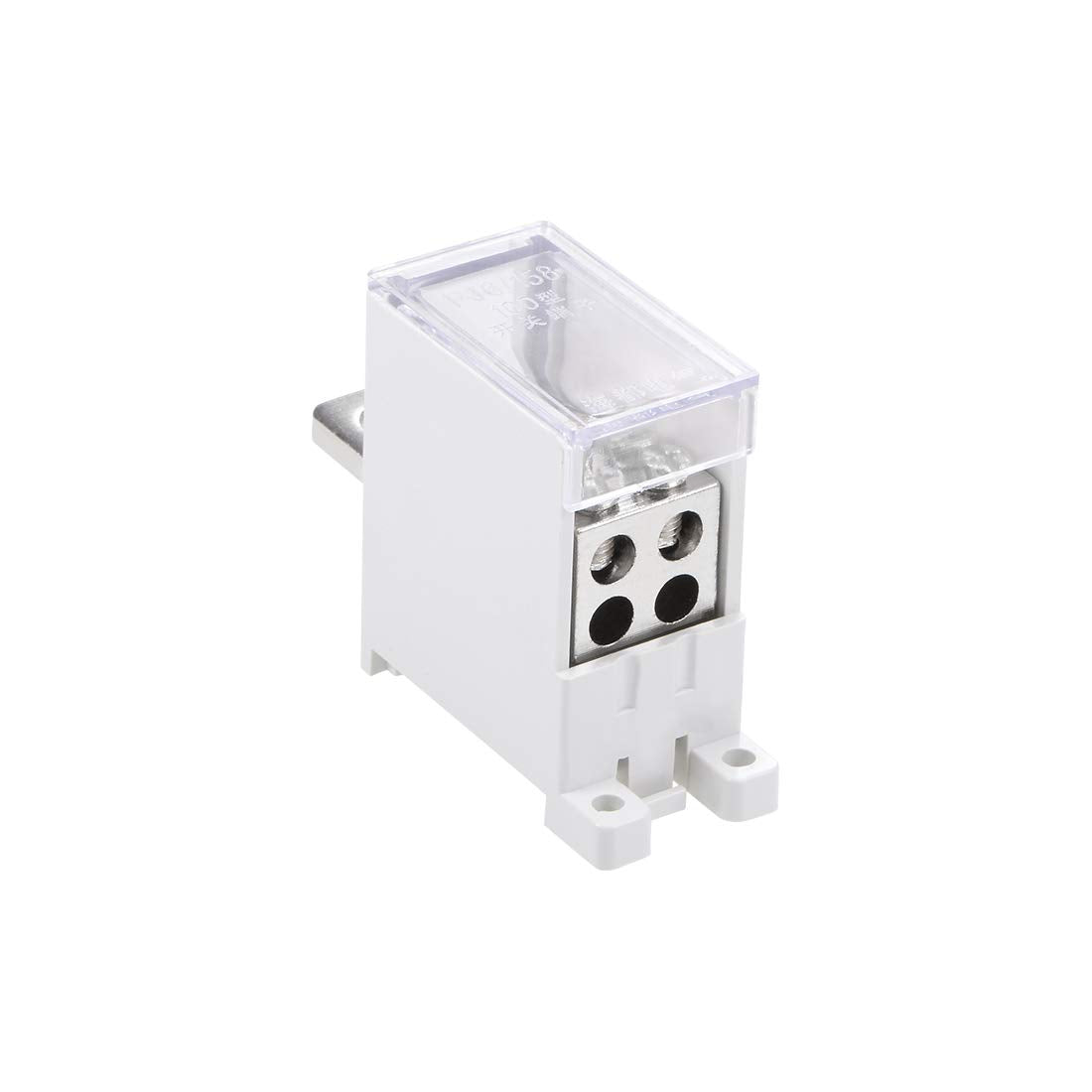 1 Inlet 4 Outlet DIN Rail Terminal Blocks 690V 125A Max Input Distribution Block for Circuit Breaker