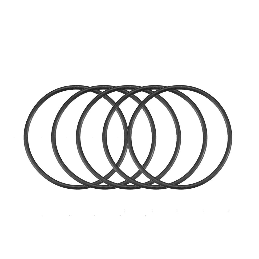 Nitrile Rubber O-Rings, 22mm OD 20mm ID 1mm Width, Metric Sealing Gasket, Pack of 50