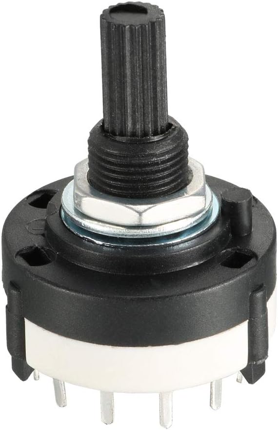 1P12T 1 Pole 12 Throw 1Deck Band Channel Rotary Switch Selector