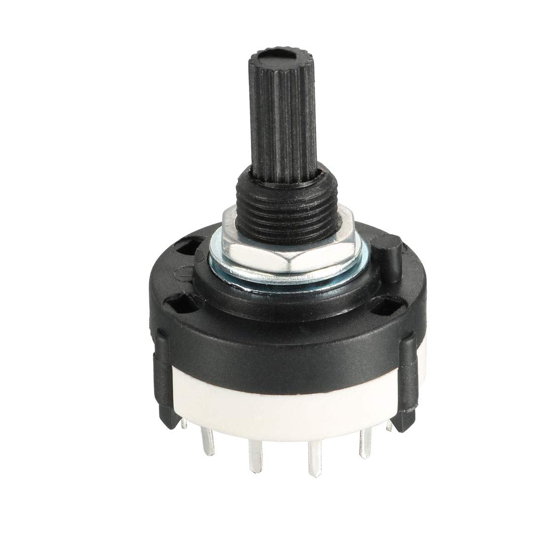 1P12T 1 Pole 12 Position Selectable Single Deck Band Channel Rotary Switch Selector