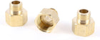 1/4"PT to 3/8"PT Male/Female Thread Hex Nipple Straight Couplers Couplings 3 Pcs
