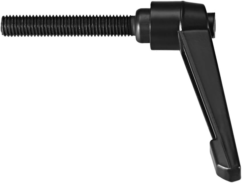 M8 x 40mm Maniglia Regolabile leva di bloccaggio vite a innesto maschio viti a vite ruotanti con leva di bloccaggio nero 3pz