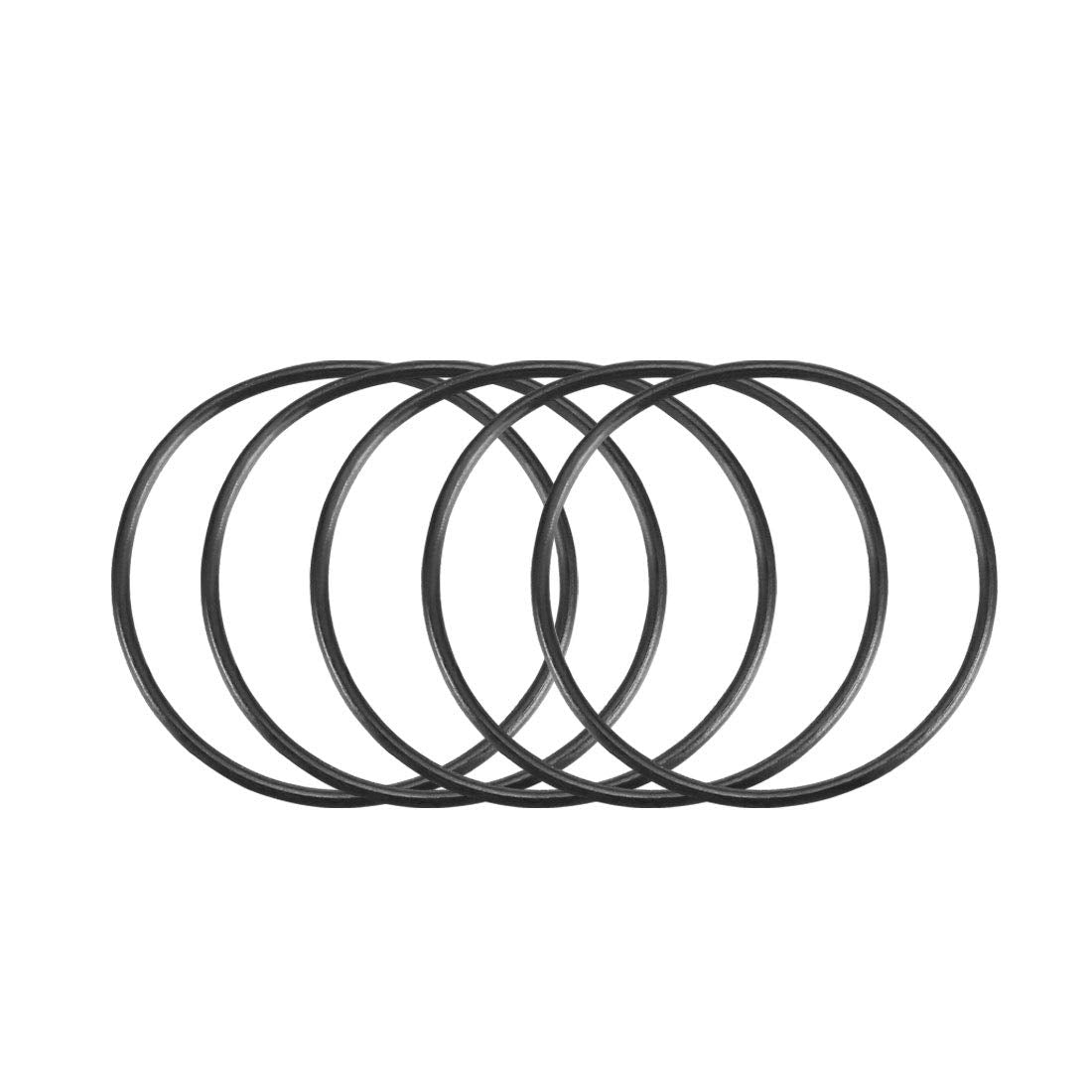 Nitrile Rubber O-Rings, 28mm OD 26mm ID 1mm Width, Metric Sealing Gasket, Pack of 100