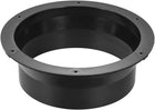 Black Duct Connector Cone Flange ABS Plastic Air Outlet Inlet Hose Pipe Adaptor for 7.87Inch Dia Hose