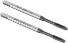 M3 x 0.5 Spiral Point Threading Tap, H2 Tolerance High Speed Steel TICN Coated, Round Shank with Square End, DIN371/376, Metric Screw Taps Tapping Bit for Thread Repair, 2pcs