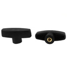 a15081300ux0568 M8 Female Thread Clamping Lever Knob Handle Grip for Machinery (Pack of 2)