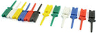 12Pcs Dispositivi Montati Sulla Superficie PCB IC Clip a Gancio in Plastica Colorata Piatto Test Hook Grabber Probe