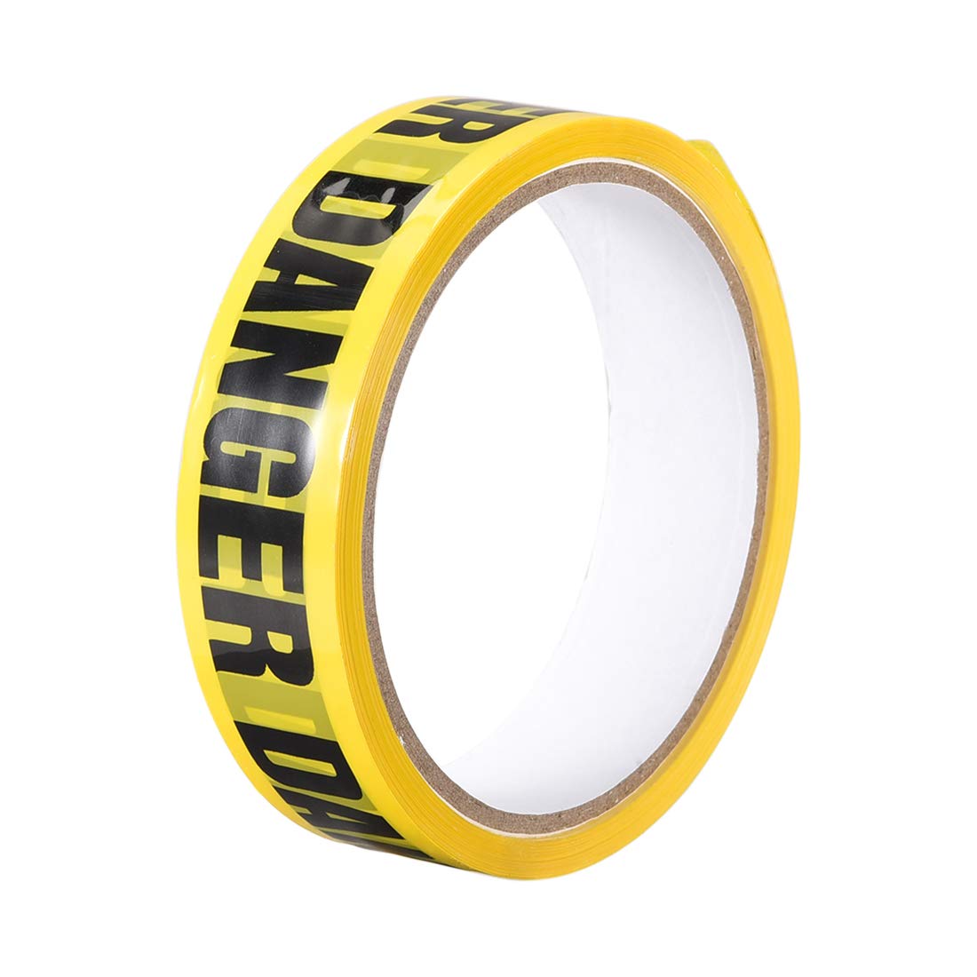 Caution Warning Stripe Sticker Adhesive Tape Danger Marking, 82 Ft x 1 Inch(LxW), Yellow Black for Workplace Wet Floor Caution
