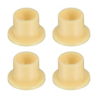 4Pcs Flanged Sleeve Bearing, Plastic Bushing ID 6mm x OD 8mm x Length 8mm POM Bushing, Yellow