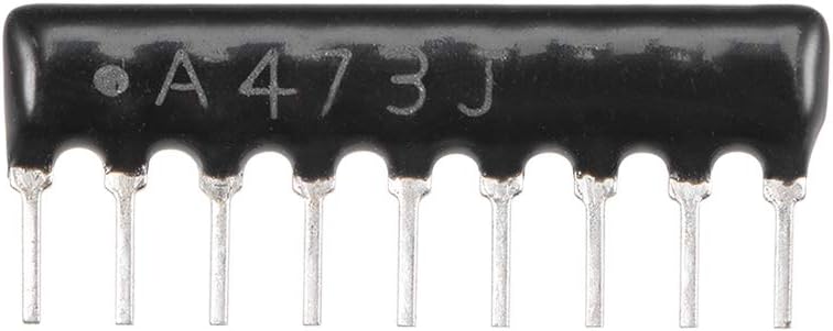 47K Ohm Resistor Network 1/8W SIP-9 Array 2.54mm Bussed Type 5% Tolerance 10pcs