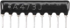 47K Ohm Resistor Network 1/8W SIP-9 Array 2.54mm Bussed Type 5% Tolerance 10pcs