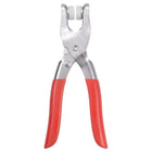 Metal Snaps Buttons Plier, Universal Handheld Metal Press Snaps Fastener Tool Pearl Snap Button Kit for DIY Small Fabric Sewing, Red