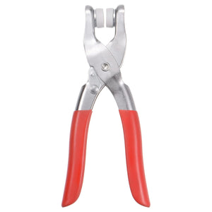 Metal Snaps Buttons Plier, Universal Handheld Metal Press Snaps Fastener Tool Pearl Snap Button Kit for DIY Small Fabric Sewing, Red