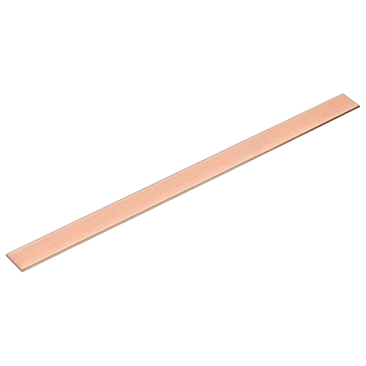 Copper Flat Bar, 0.12" Thickness x 1.18" Width x 15.75" Length Copper Bus Bar Stock Plate Mill for Electrical (3mm x 30mm x 400mm)