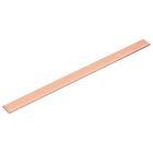 Copper Flat Bar, 0.12" Thickness x 1.18" Width x 15.75" Length Copper Bus Bar Stock Plate Mill for Electrical (3mm x 30mm x 400mm)