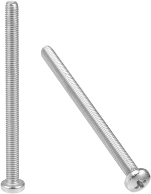 M5x70mm Machine Screws Phillips Cross Pan Head Screw 304 Stainless Steel Fasteners Bolts 25Pcs