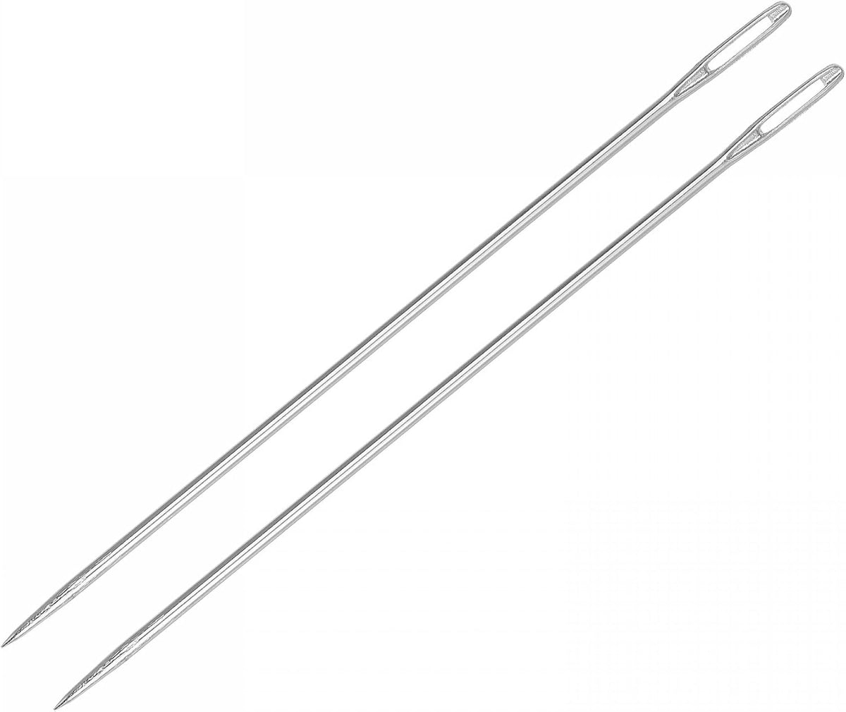 LinkMejor Long Straight Sewing Needles Embroidery Beading Needles Stainless Steel 3.94 Inch 20Pcs