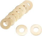 100Pcs 5.2mm x 12mm x 0.8mm Brass Flat Washer for Screw Bolt