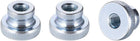 Knurled Thumb Nuts, 3Pcs M10x1.5mm Iron Round Knobs Fasteners for 3D Printer Parts, Silver Tone