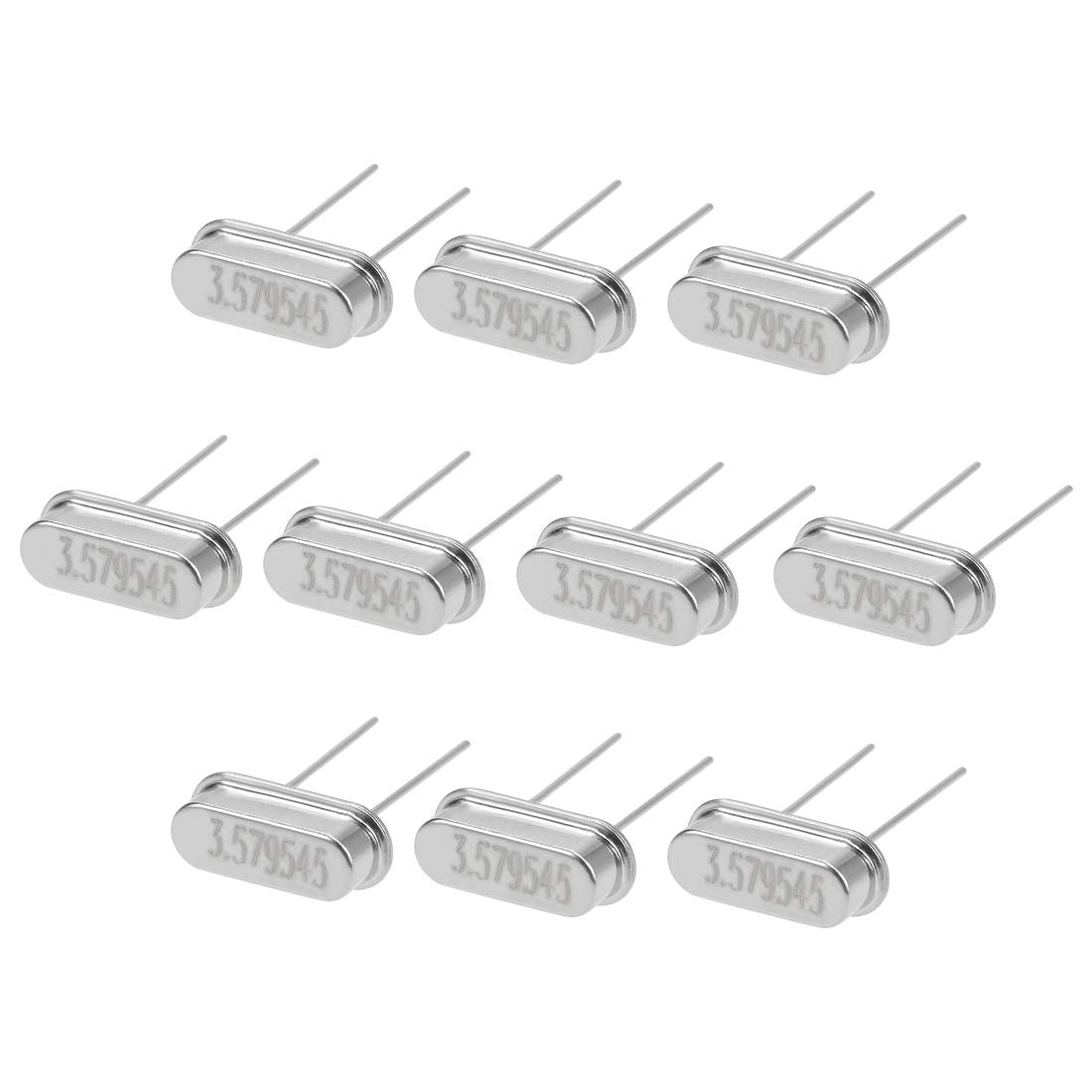 DIP Quartz Crystal Oscillators Resonators 3.579545MHz HC-49S Replacements 10 Pcs