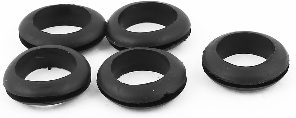 5Pcs 18mm Inner Dia Firewall Hole Electrical Wire Rubber Grommets
