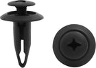 10 Pcs 6mm Hole Retainer Clips Plastic Drive Rivets Flaps Bumper Push Clips for Ford