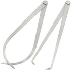 25cm Length Metal Firm Friction Joint Outside Inside Calipers Tool 2 Pcs