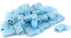 35 Pcs 6.3mm Right Angle L Style Insulated Crimp Terminal Connector