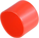 10pcs Rubber End Caps 42mm ID Vinyl Round End Cap Cover Screw Thread Protectors Red