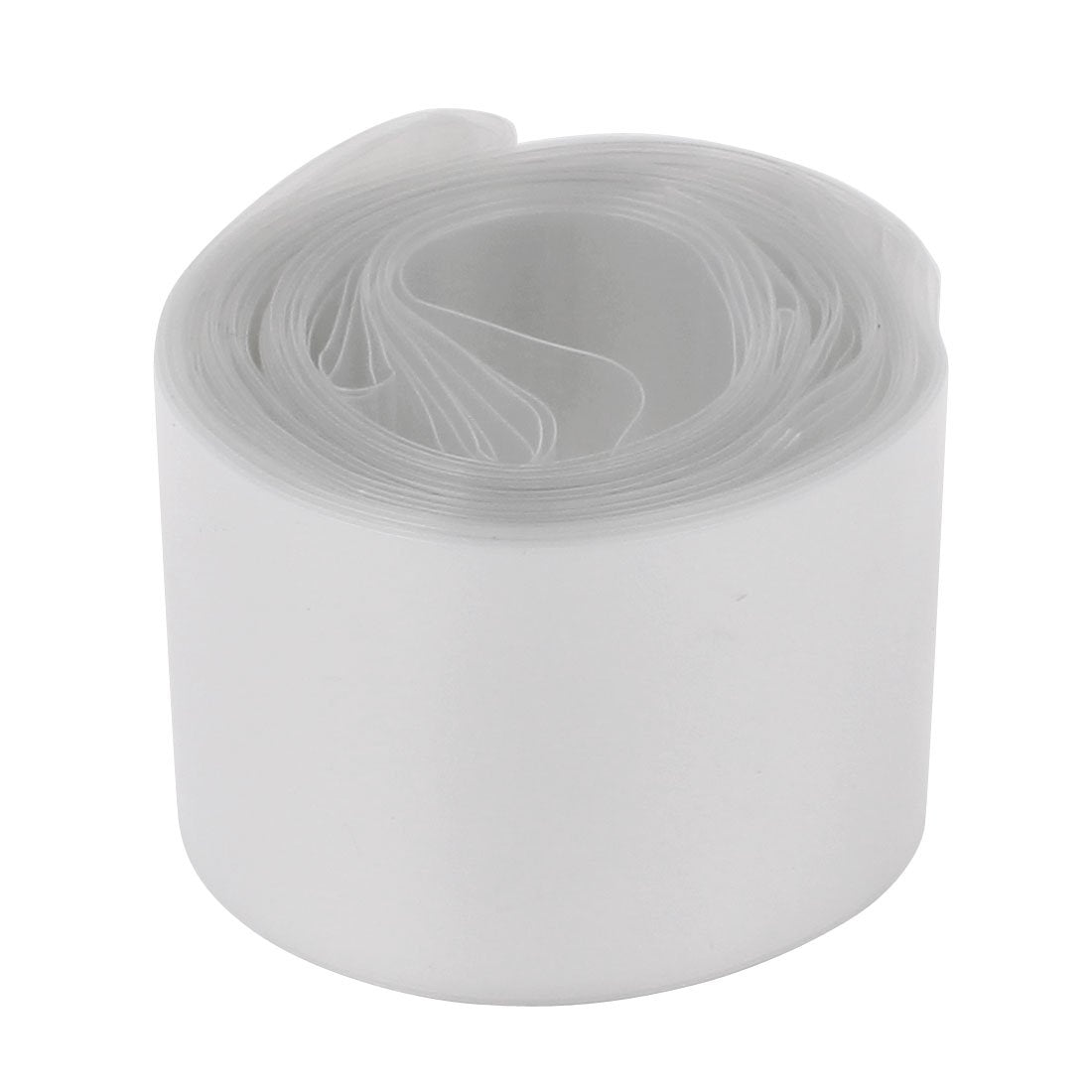 30mm Flat Width 6M Length PVC Heat Shrink Tube Tubing Clear for 1 x 18650 Battery