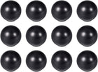 12Pcs Thermoset Ball Knob M5 Female Threaded Machine Handle 16mm Diameter Smooth Rim Black