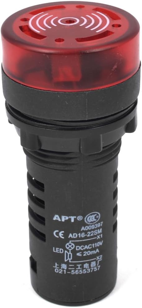 AC/DC 110V 20 mA Equipment Alarm Signal Indicator Light Flash Buzzer