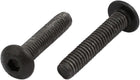 2pcs M4x20mm 10.9 Grade Hex Socket Reverse Left Hand Thread Screw Bolt Black