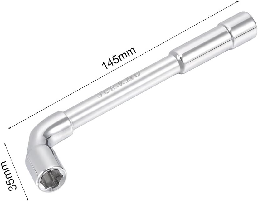 11mm Metrischer L-förmiger Winkel-Sechskantschlüssel Chromvernickelt, Cr-V