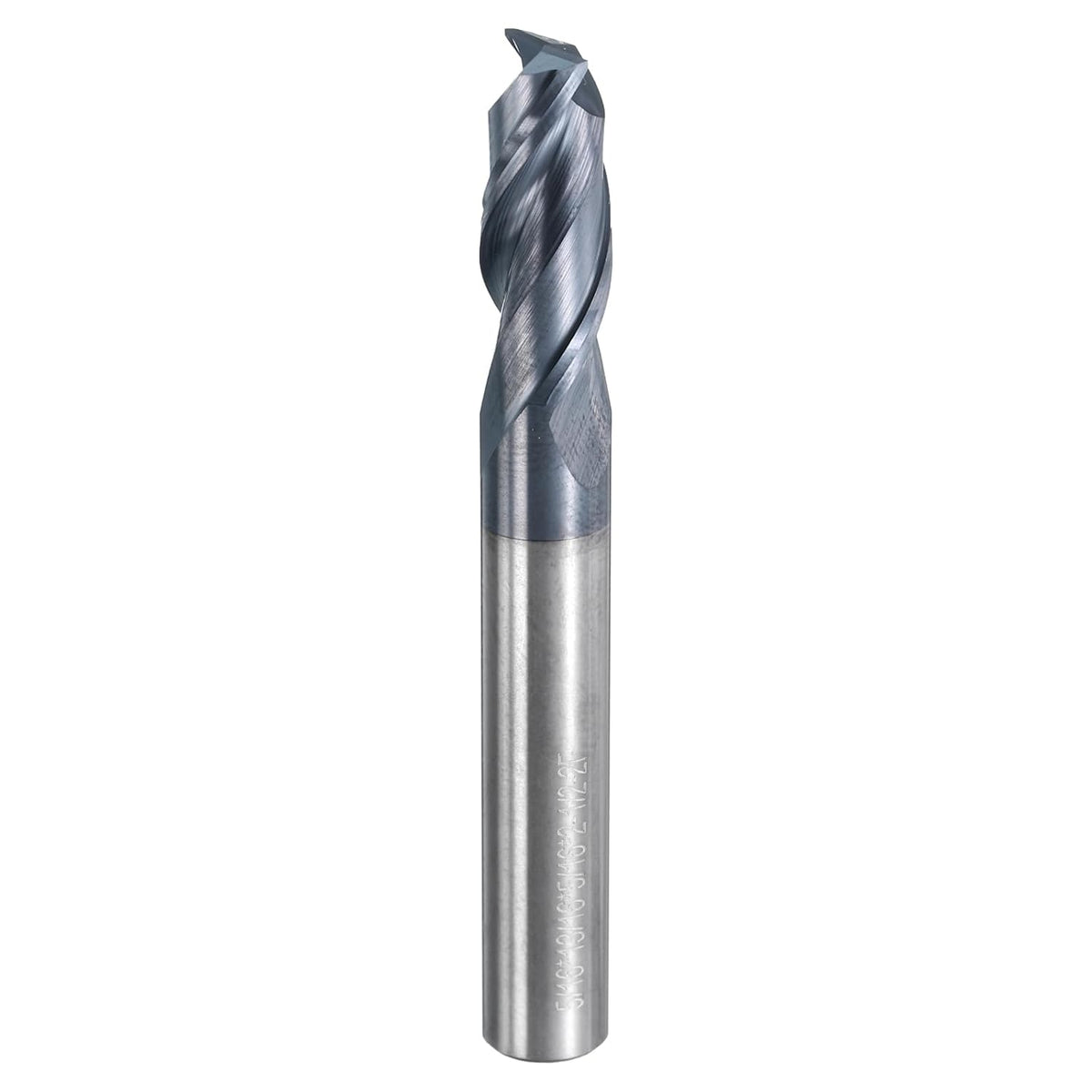 Carbide Square End Mill, 5/16" Dia AlTiN BN Coated 2 Flutes Milling Bit Cutter, for Hardened Steel Cast Iron Alloy Metal, 5/16" Shank 13/16" Cut Length 2-1/2" Long HRC50