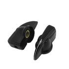 a14061600ux0016 Plastic 6mm Shaft Dia Volume Knob Cap K7-2 for Potentiometer Pot Pack of 2