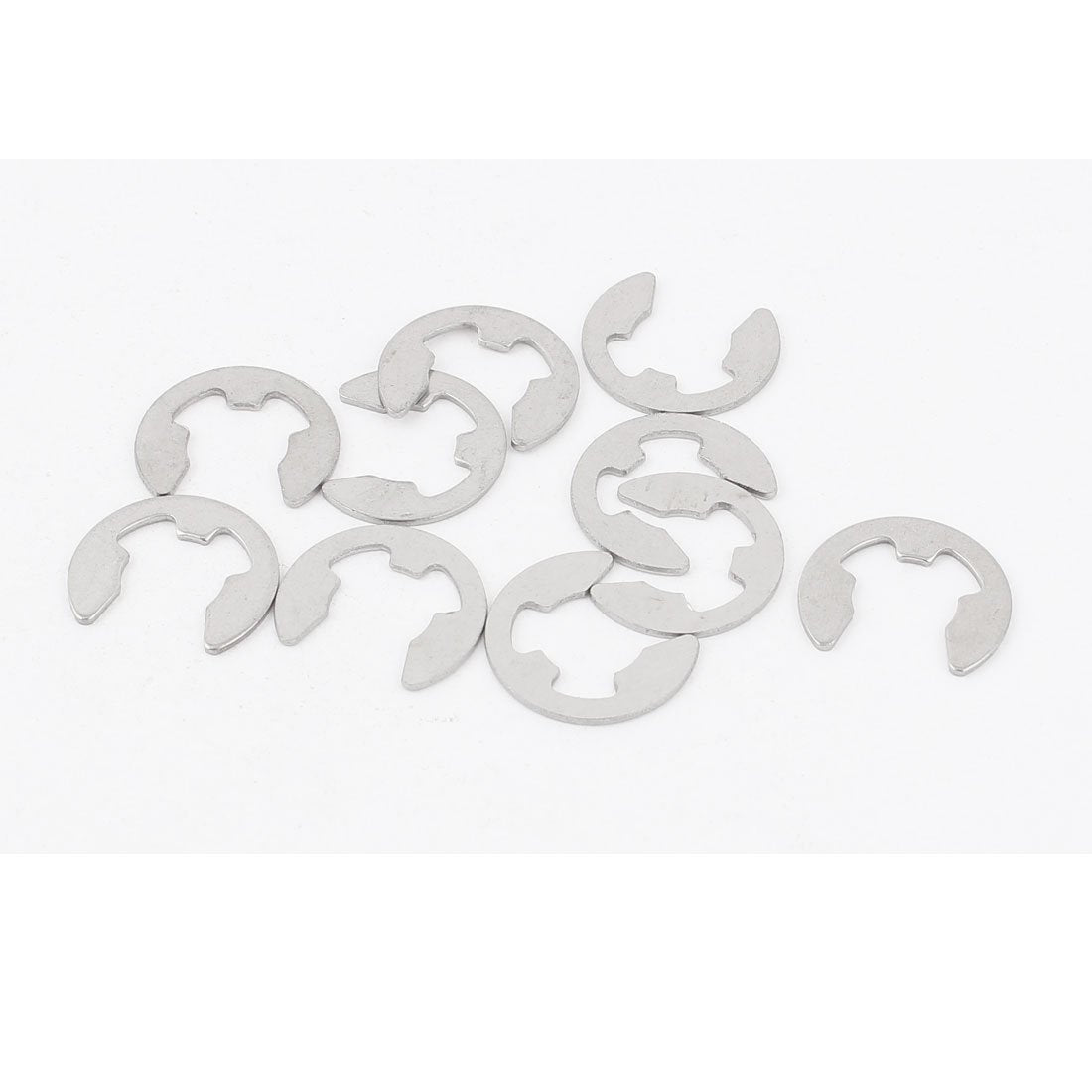 Fastener External Retaining Snap Ring E-Clip Circlip 10mm 10pcs