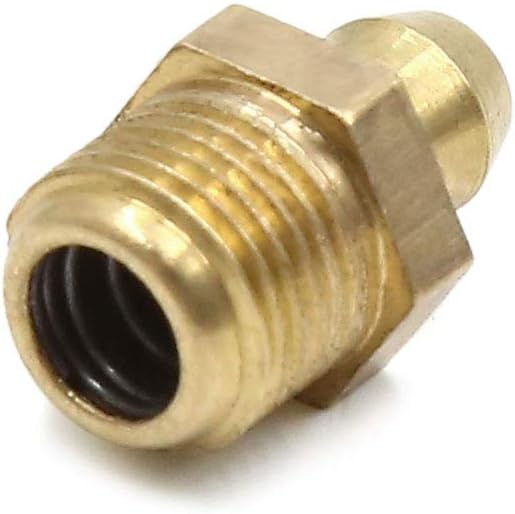 16pcs 1/8" ボルト brass ストレート グリース ナイプ フィッティング for バイク カー